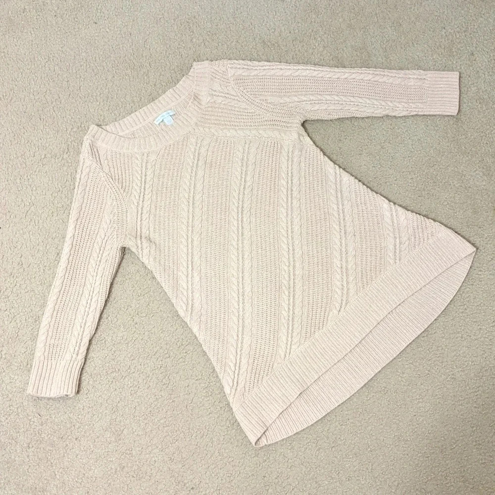 New York & Company Cable Knit Tunic Sweater, size L